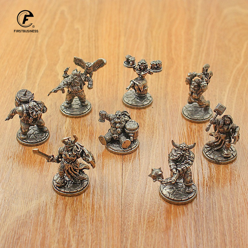 Board Game Design - Statua di guerriero nano in miniatura