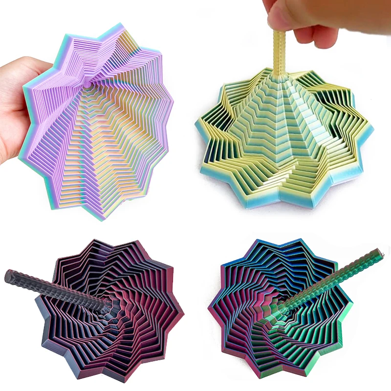 Board Game Design - Modello Stella Sensoriale Espandibile Stampato in