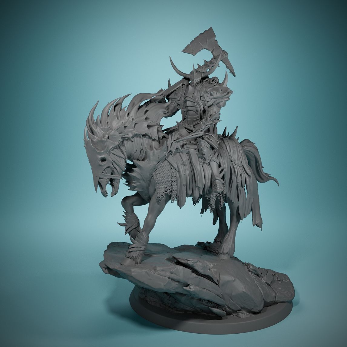 Board Game Design - 80mm Dark Night Death Horse Gioco