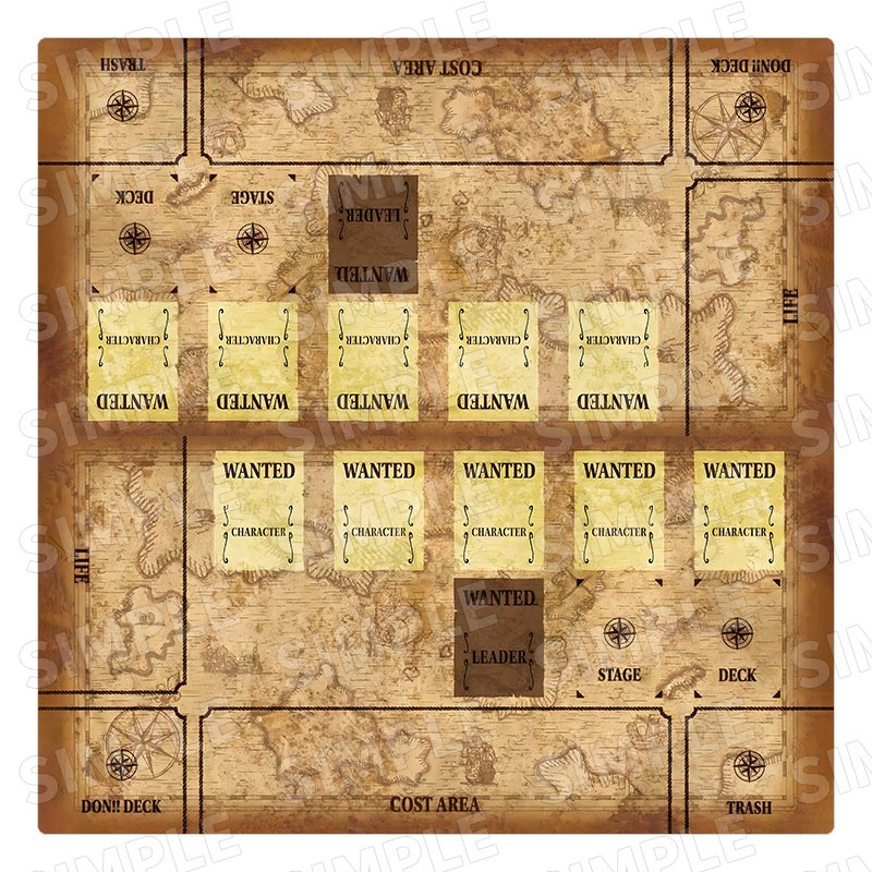 Board Game Pirates - Nuovo Tappetino da Gioco 600x600mm Fai-da-te