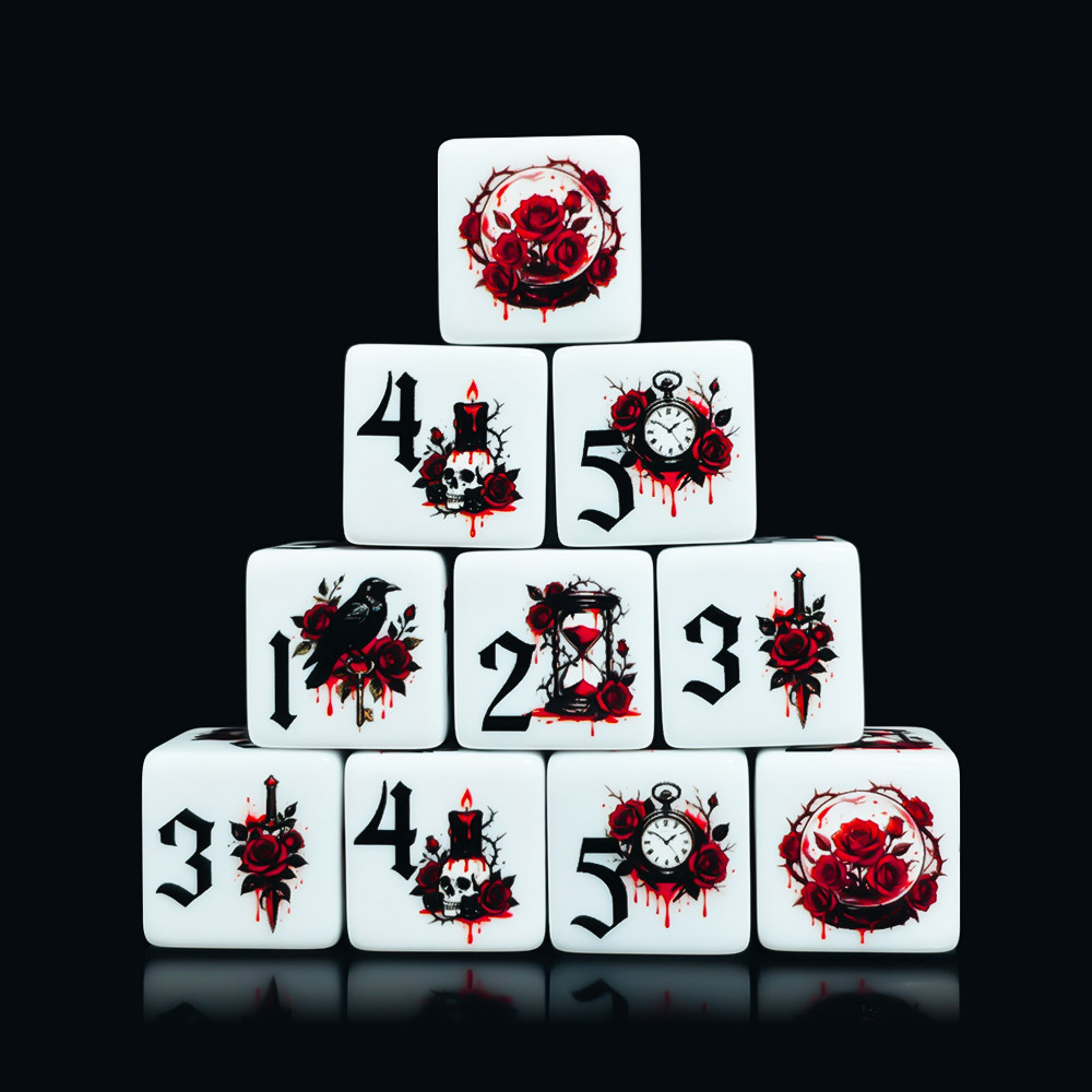 Set di 12 Dadi Acrilici D6 da  - Board Game Dnd recensione e prezzo