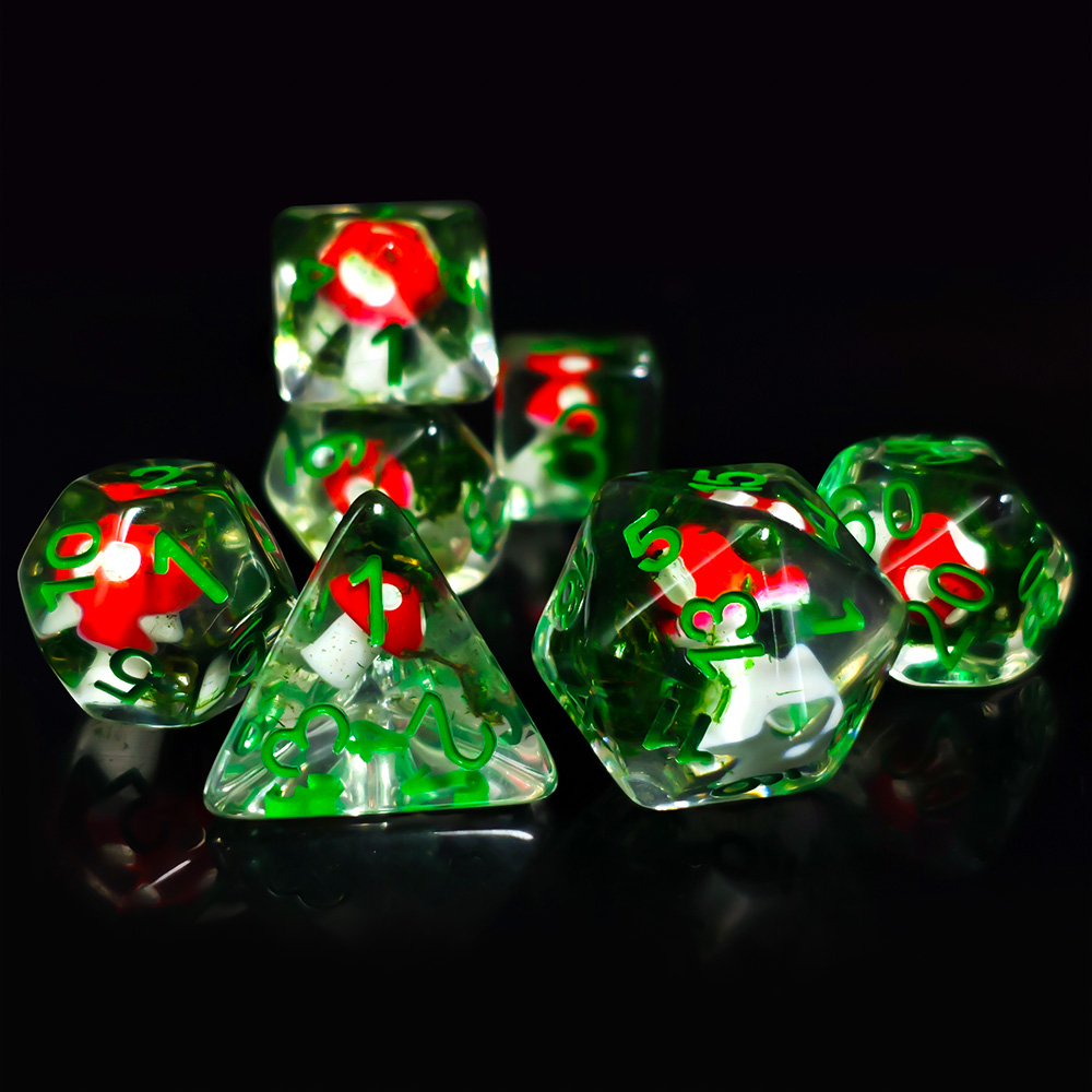 7 pz/set DND Dadi Resina Trasp - Board Game Dnd recensione e prezzo