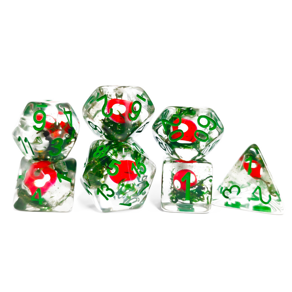 7 pz/set DND Dadi Resina Trasp - Board Game Dnd recensione e prezzo