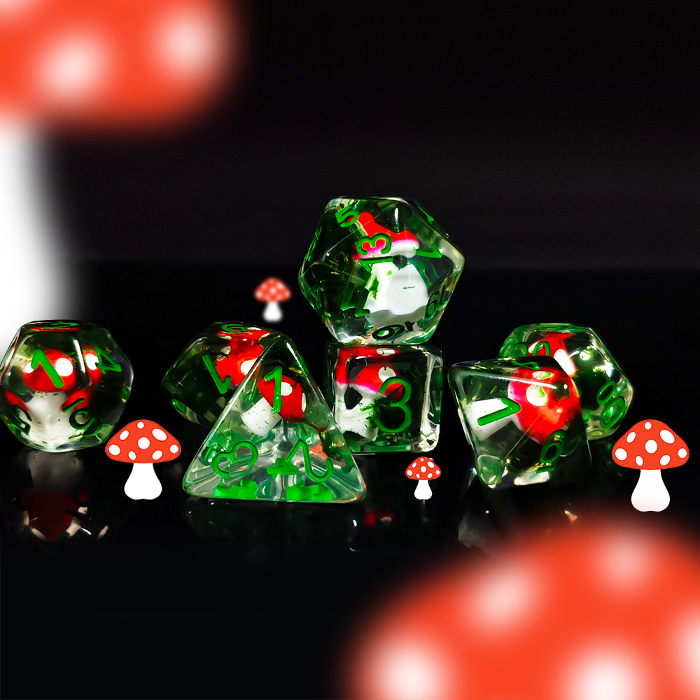 7 pz/set DND Dadi Resina Trasp - Board Game Dnd recensione e prezzo