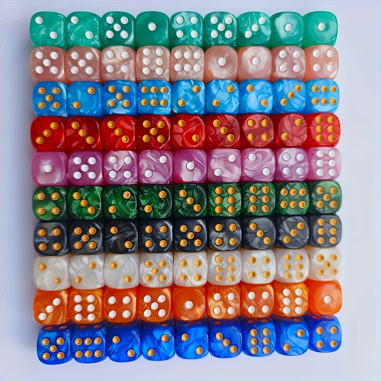 10 Pezzi Dadi D6 con Effetto P - Board Game Loop recensione e prezzo