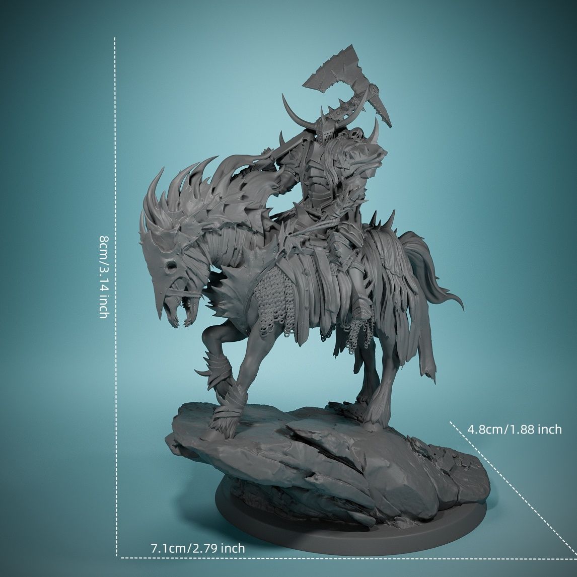 80mm Dark Night Death Horse Gi - Board Game Design recensione e prezzo