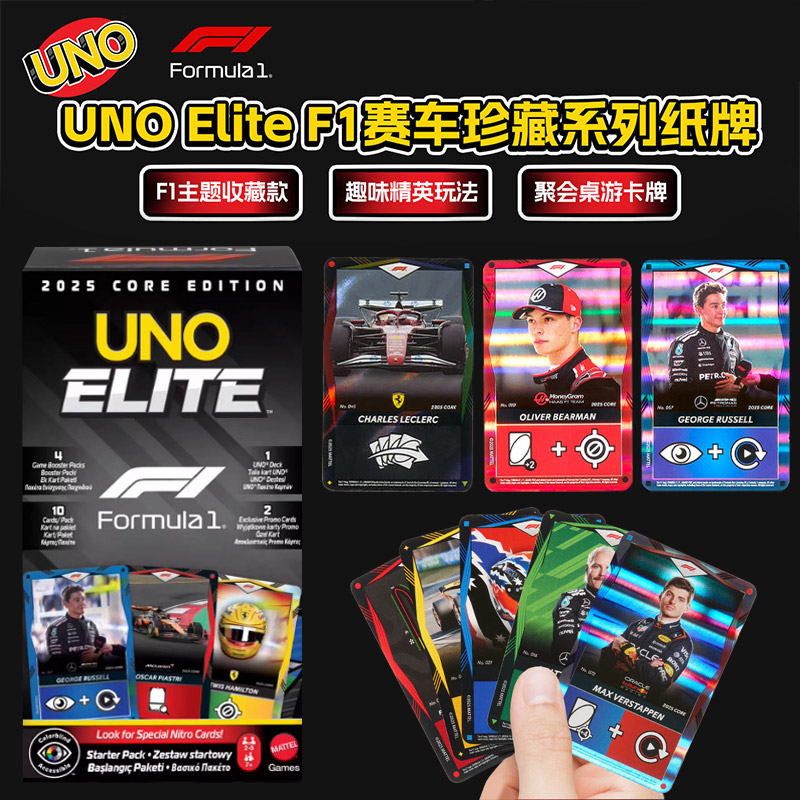 UNO Elite HotWheels F1 Racing  - Board Game Design recensione e prezzo