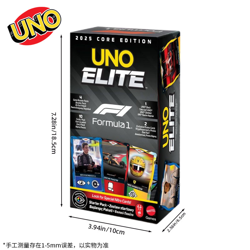 UNO Elite HotWheels F1 Racing  - Board Game Design recensione e prezzo
