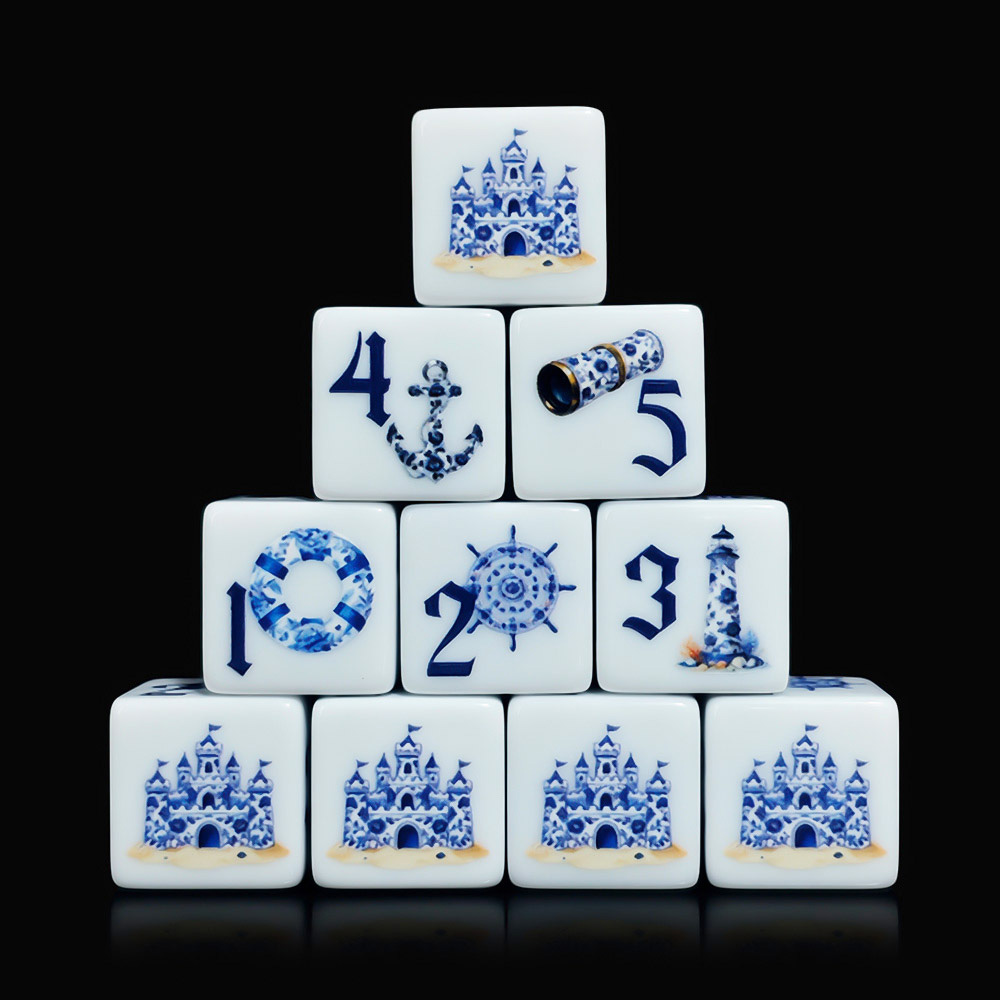 Set di 12 Dadi Acrilici Blu Na - Board Game Dnd recensione e prezzo