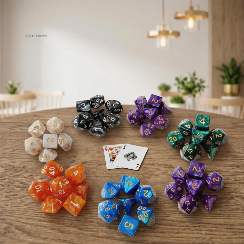 Set di 7 Dadi Poliedrici a Tem - Board Game Hegemony recensione e prezzo