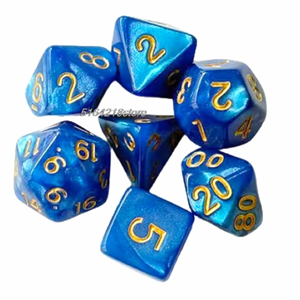 Set di 7 Dadi Poliedrici a Tem - Board Game Hegemony recensione e prezzo